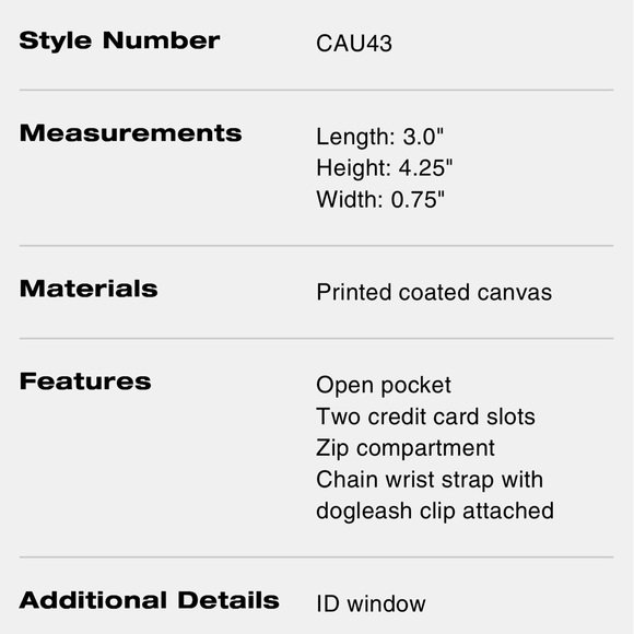 Coach Zip Card Case with Floral Print Coated Canvas & Leather in Chalk Multi NWT - Picture 9 of 11